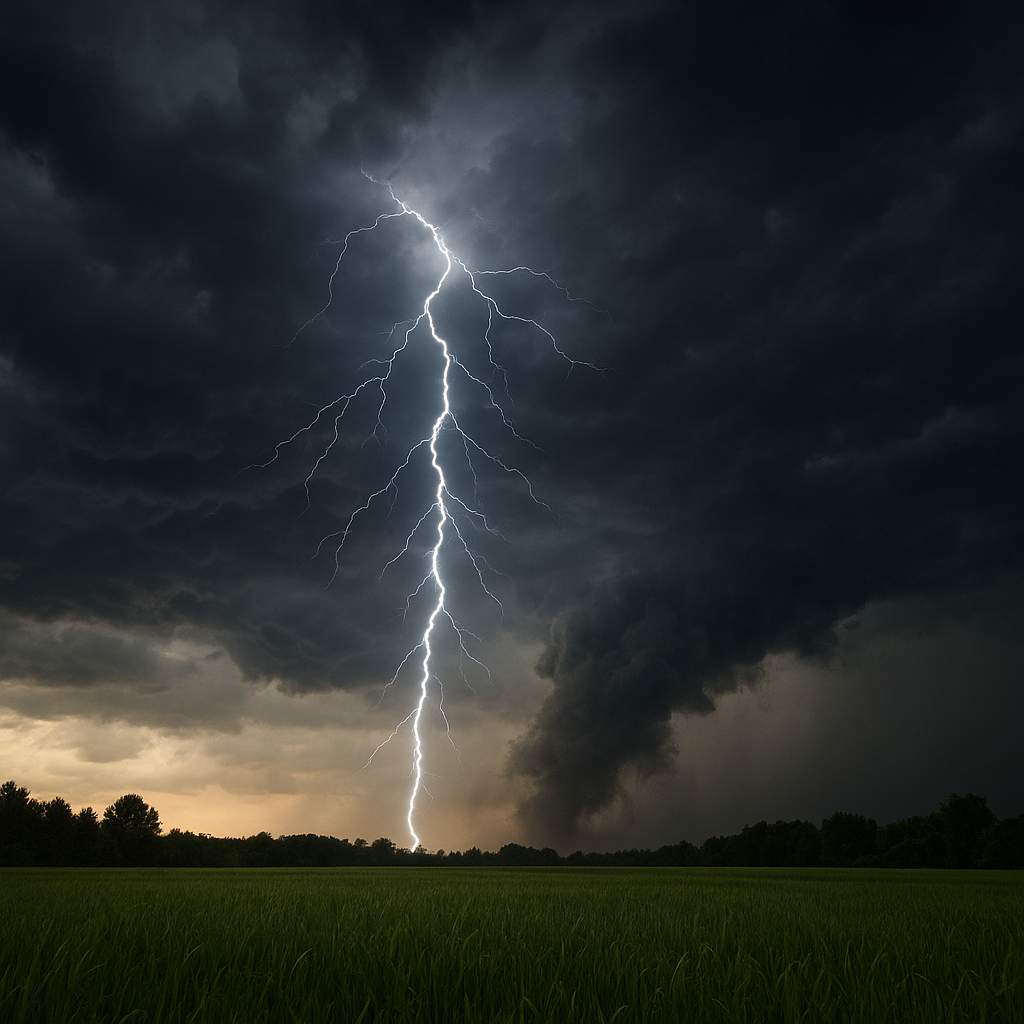 Dlaczego widzimy błyskawice wcześniej niż grzmot?